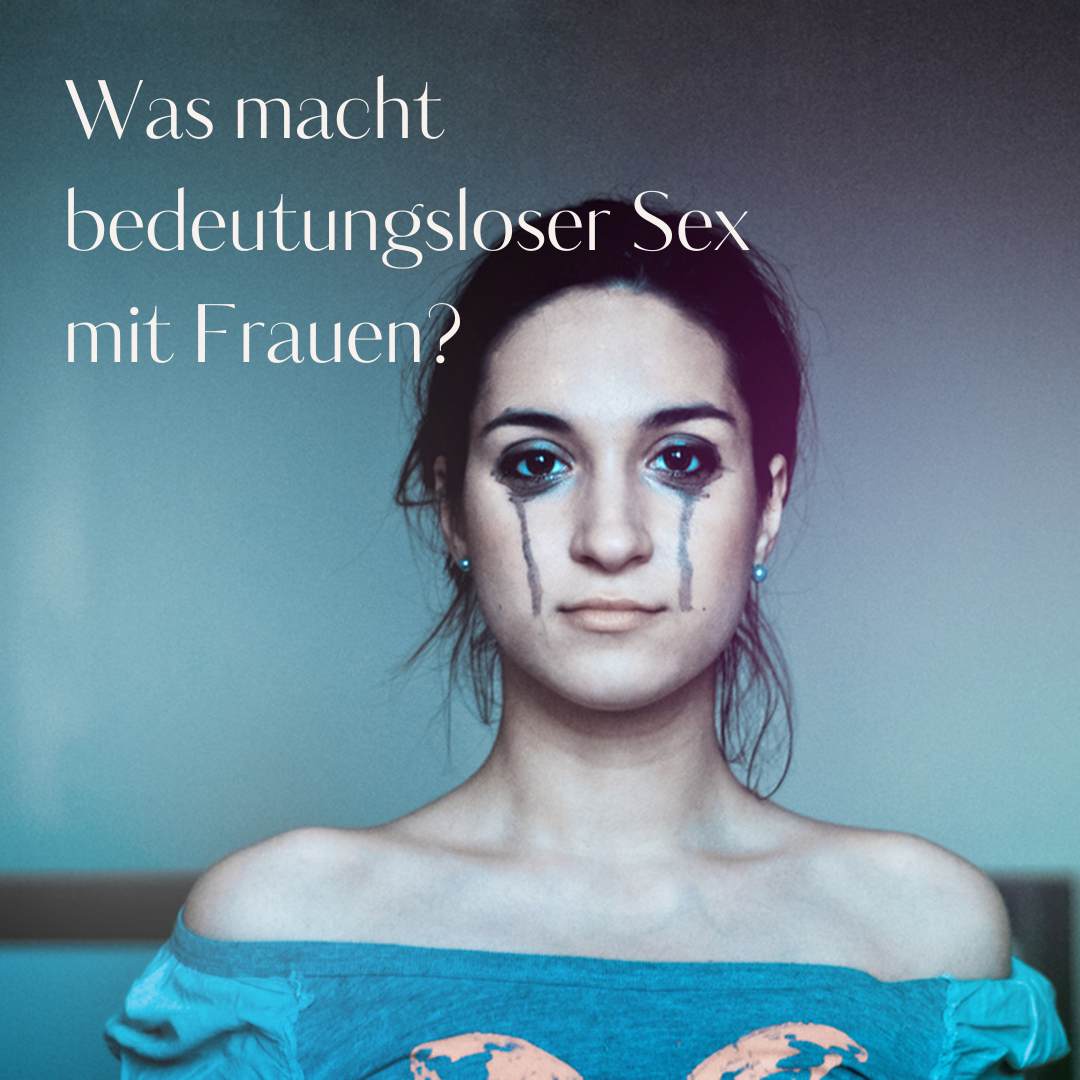 Weinende Frau mit verlaufener Wimperntusche als Symbolbild für die Folgen der Hook-up Culture