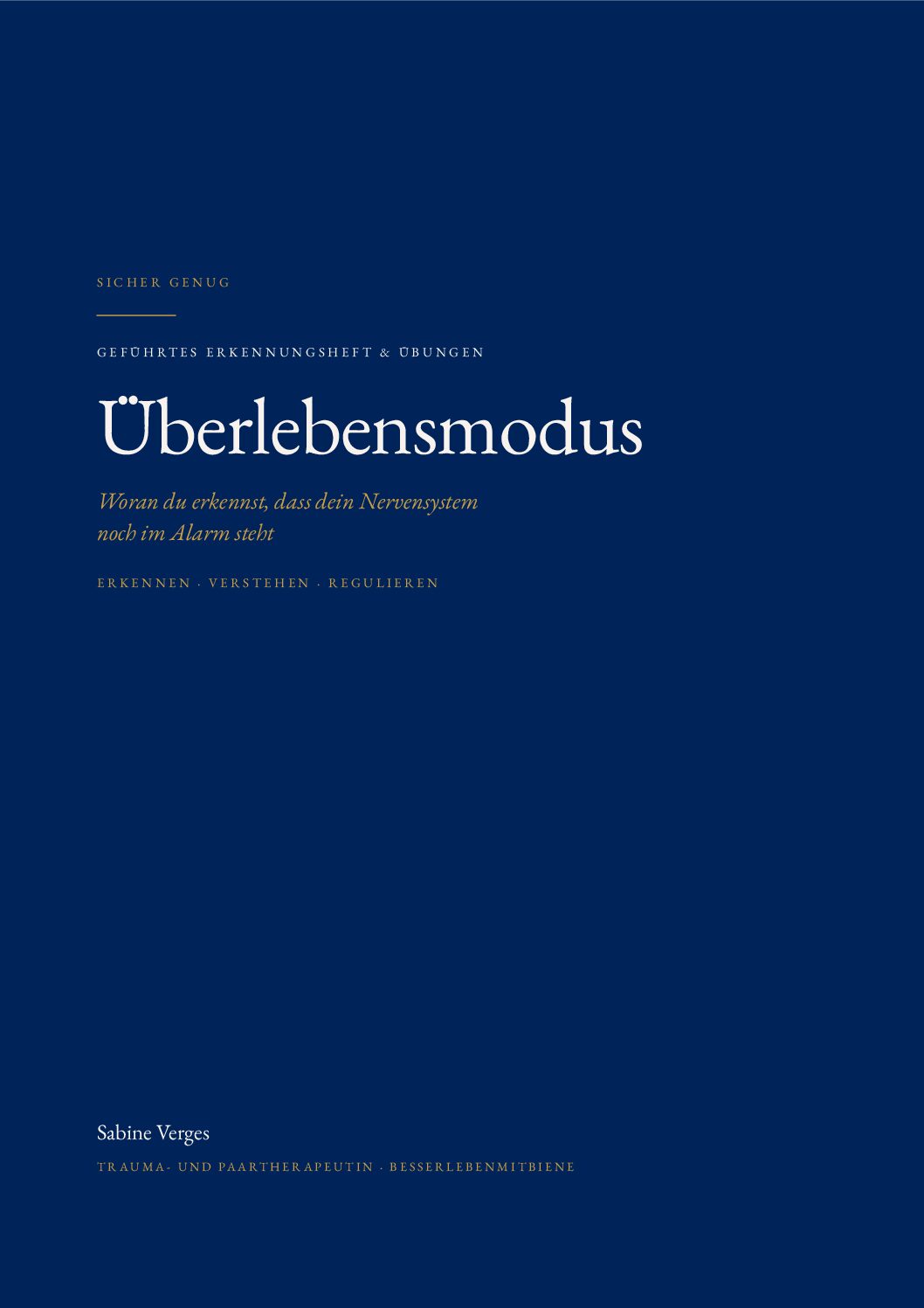 Erste Seite des Hefts Überlebensmodus von Sabine Verges